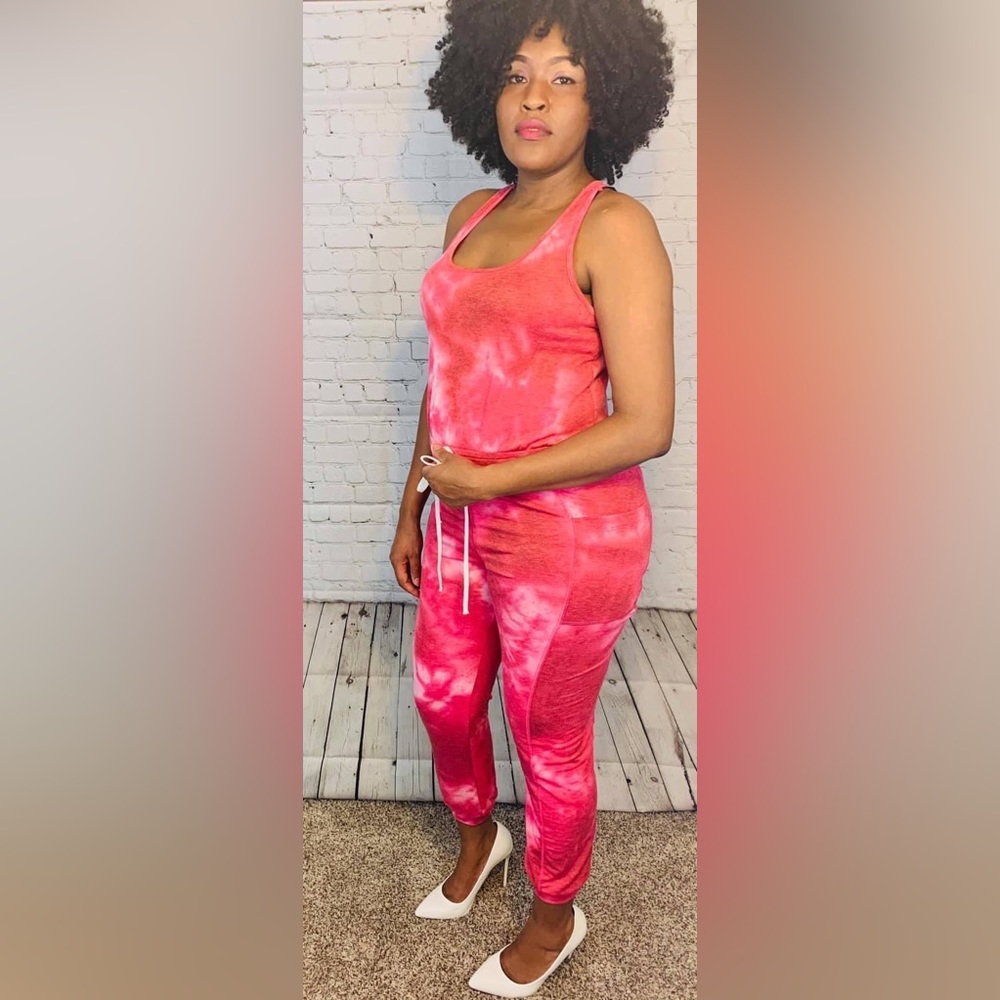 Tie dye jumpsuit